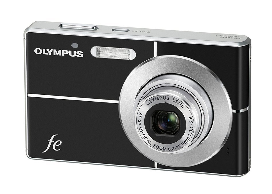 Olympus FE-3000 10MP Digital Camera with 3x Optical Zoom and 2.7 Inch LCD (Titanium) N3