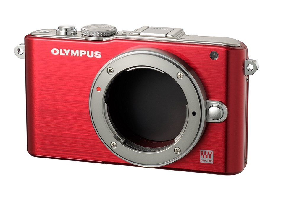 OLYMPUS mirror interchangeable lens PEN Lite E-PL3 body Red E-PL3 BODY RED - International Version (No Warranty) N4