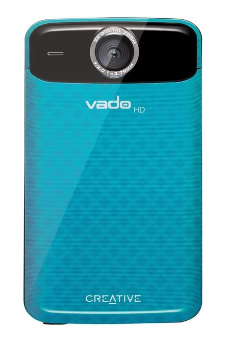 VADO VF0624 3G Camcorder with 2x Optical Zoom and 2-inch LCD Screen - CYAN N6
