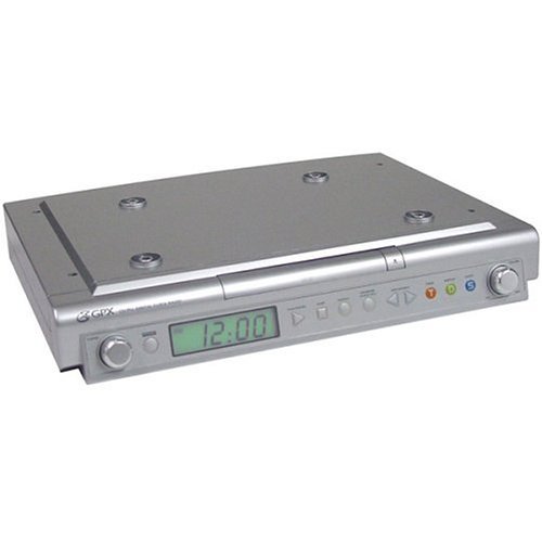 GPX KCCD3004DP Under-Cabinet CD Player with AM/FM Tuner (Discontinued by Manufacturer)