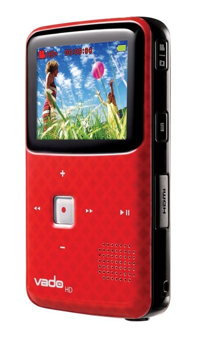 VADO VF0624 3G Camcorder with 2x Optical Zoom and 2-inch LCD Screen - CYAN N7