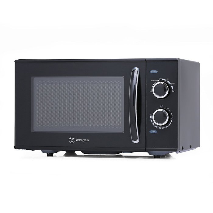 Westinghouse WCMH900B 900W 9 cu. ft. Counter Top Microwave with Mechanical Dial Control, Black N2