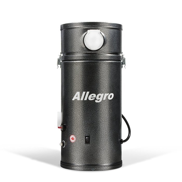 Allegro Central Vacuum 30 ft. Deluxe Package with 1 Inlet Installation Kit for RVs Campers Trailer Yacht