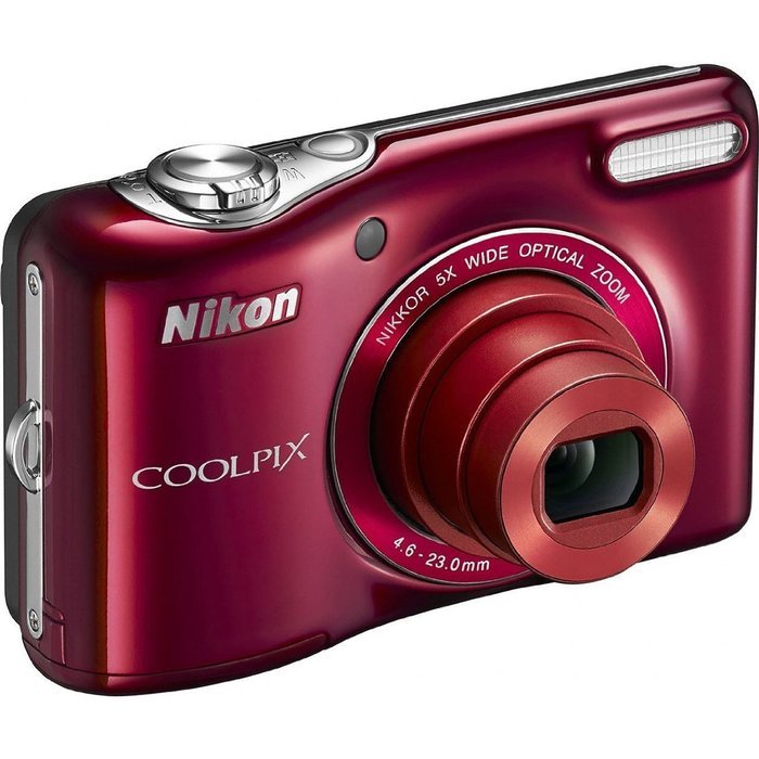 Nikon Coolpix L30 Digital Camera (Red) (Certified Refurbished) N4