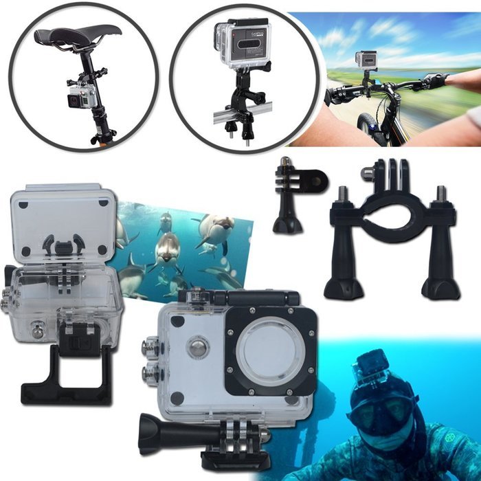 KoolCam AC200 HD 1080p ACTION Camera / Camcorder + COMPLETE Accessory Kit Includes: KoolCam AC200 HD 1080p Waterproof... N4