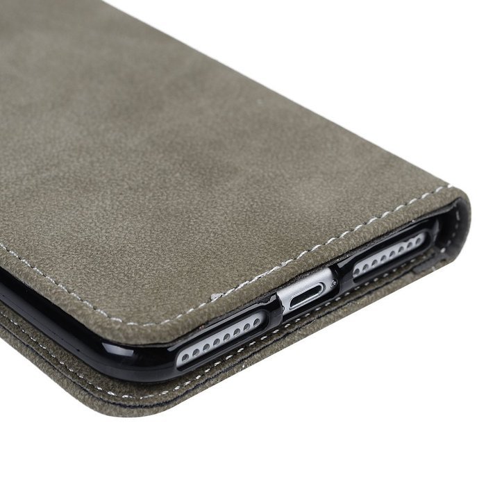 iPhone 7 Plus Case (5.5") - Wallet Flip Folio Stand Case Counterfeit Cashmere Leather Extra ID/Credit Card Holders... N20