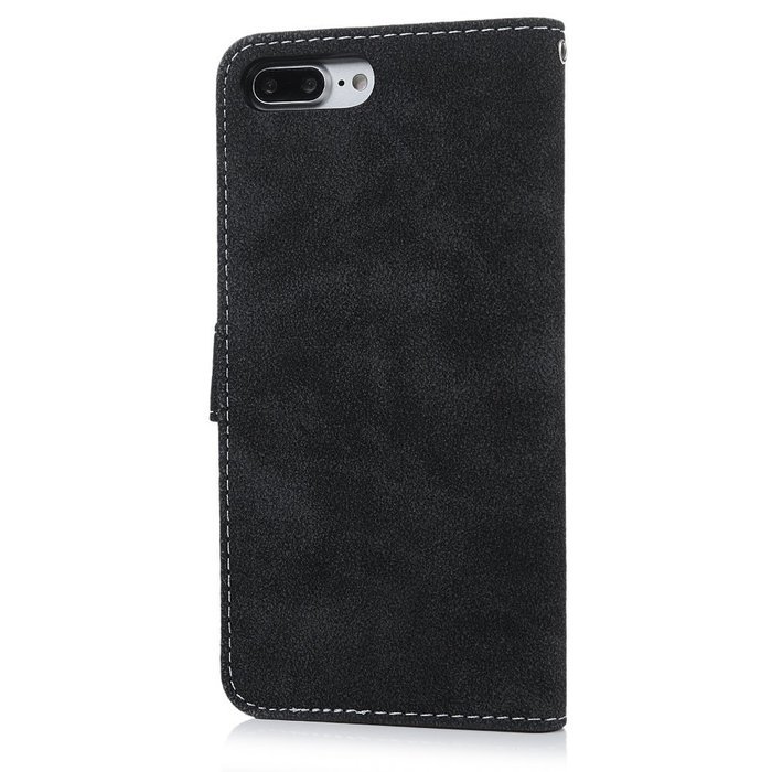 iPhone 7 Plus Case (5.5") - Wallet Flip Folio Stand Case Counterfeit Cashmere Leather Extra ID/Credit Card Holders... N23