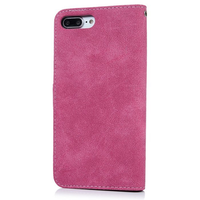 iPhone 7 Plus Case (5.5") - Wallet Flip Folio Stand Case Counterfeit Cashmere Leather Extra ID/Credit Card Holders... N24