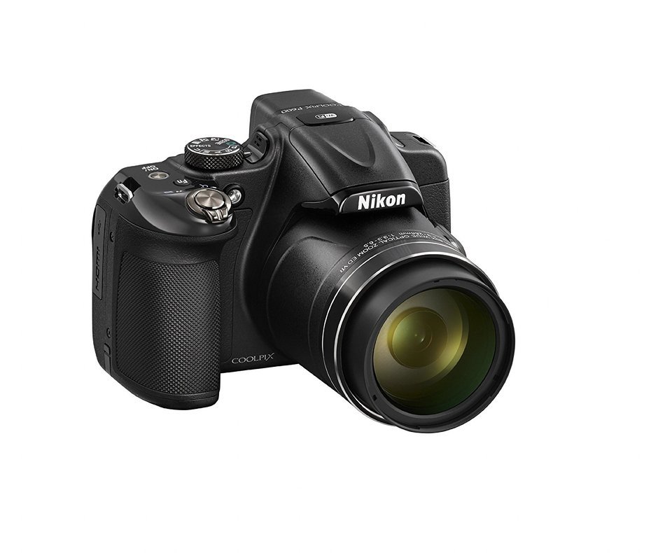 Nikon COOLPIX P600 16.1 MP Wi-Fi CMOS Digital Camera with 60x Zoom NIKKOR Lens and Full HD 1080p Video (Black)... N2