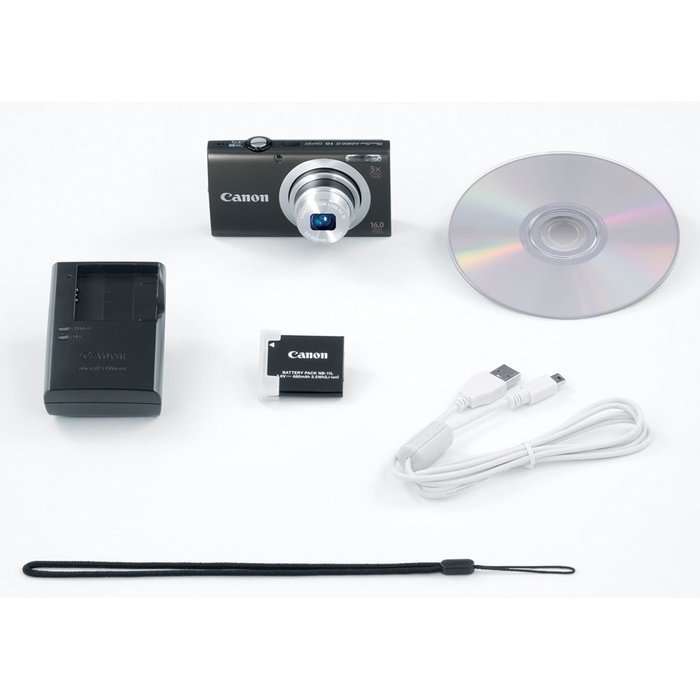 Canon PowerShot A2400 IS 16.0 MP Digital Camera with 5x Optical Image Stabilized Zoom 28mm Wide-Angle Lens with... N13
