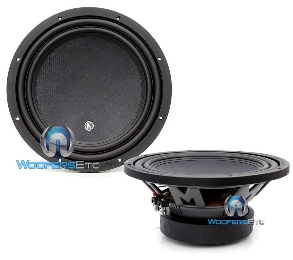 15-MCR12D4 - Memphis 12" 300 Watts RMS Dual 4-Ohm Subwoofer