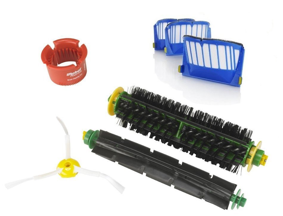 Brush and Aerovac Filters Kit For iRobot 82401 Roomba R3 500 Series Replacement by CIMC LLC