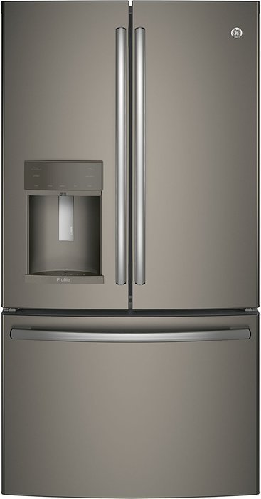 GE Profile PYE22KMKES 36" Energy Star Qualified Counter-Depth French-door Refrigerator with 22.2 Cu. Ft. Capacity...