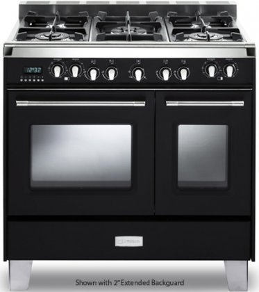 Verona VCLFSGE365DE 36" Classic Dual Fuel Range with 2.4 cu. ft. & 1.5 cu. ft. Ovens, European Convection in Matte...