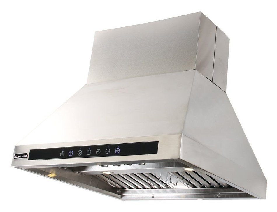 SK-IS01 47-3/4" ISLAND MOUNTED STAINLESS STEEL RANGE HOOD