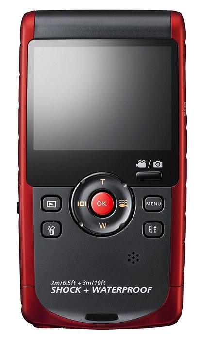 Samsung HMX-W200 Waterproof HD Recording with 2.4-inch LCD Screen (Red) N6