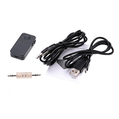 LeaningTech Portable Wireless Bluetooth 4.1 Audio Music Receiver Adapter with 3.5mm Stereo Output N7