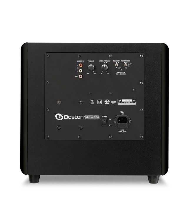 Boston Acoustics A 2310 HTS 5.1 Home Theater Speaker Package with 100-Watt Powered Subwoofer (Gloss Black) (Discontinued... N2