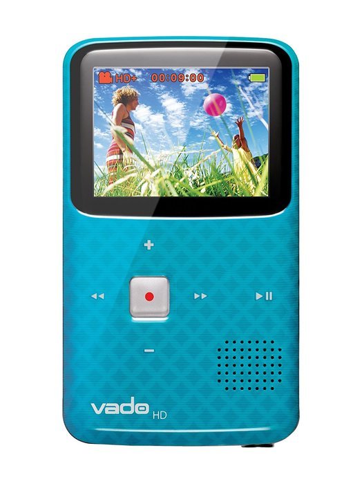 VADO VF0624 3G Camcorder with 2x Optical Zoom and 2-inch LCD Screen - CYAN N11