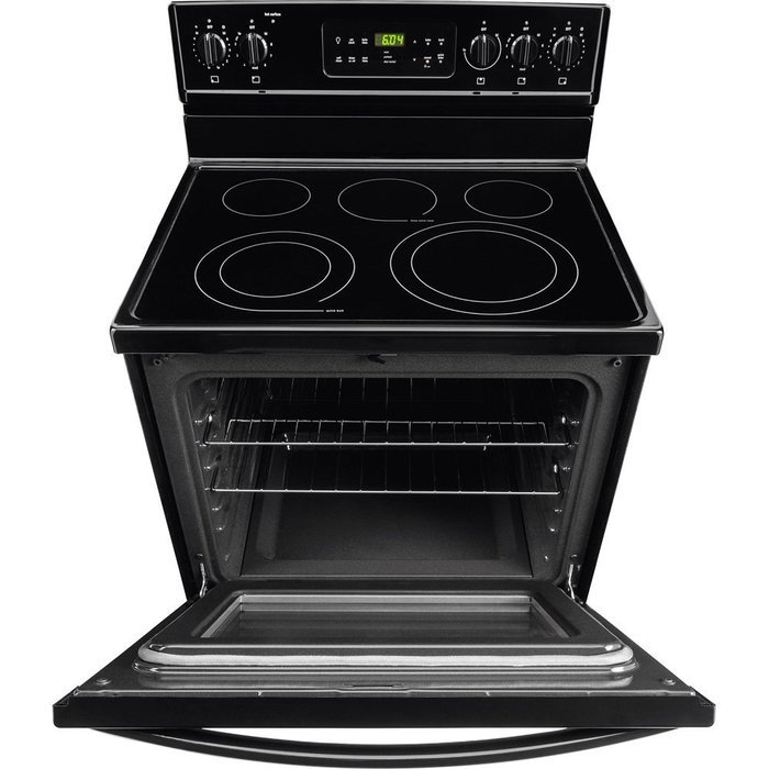 Frigidaire FGEF3035RB30" Black Electric Smoothtop Range - Convection N2