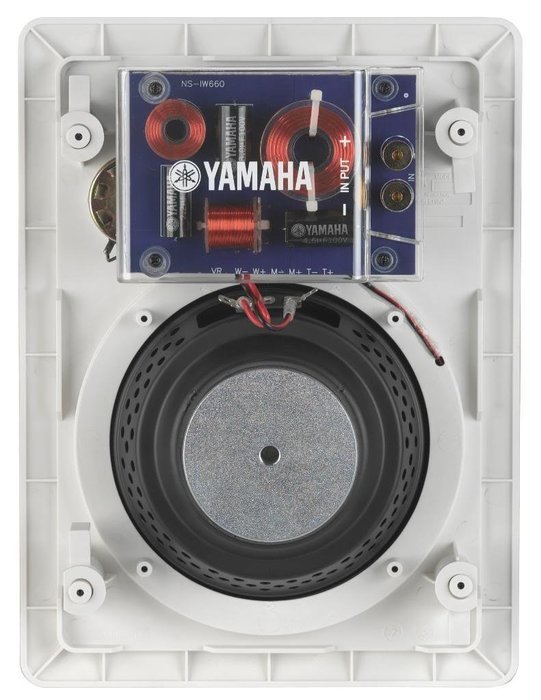 Yamaha Custom Easy-to-install In-Wall Flush Mount 3-Way 150 watts Natural Sound Speaker Set (Pair of 2) with a... N3