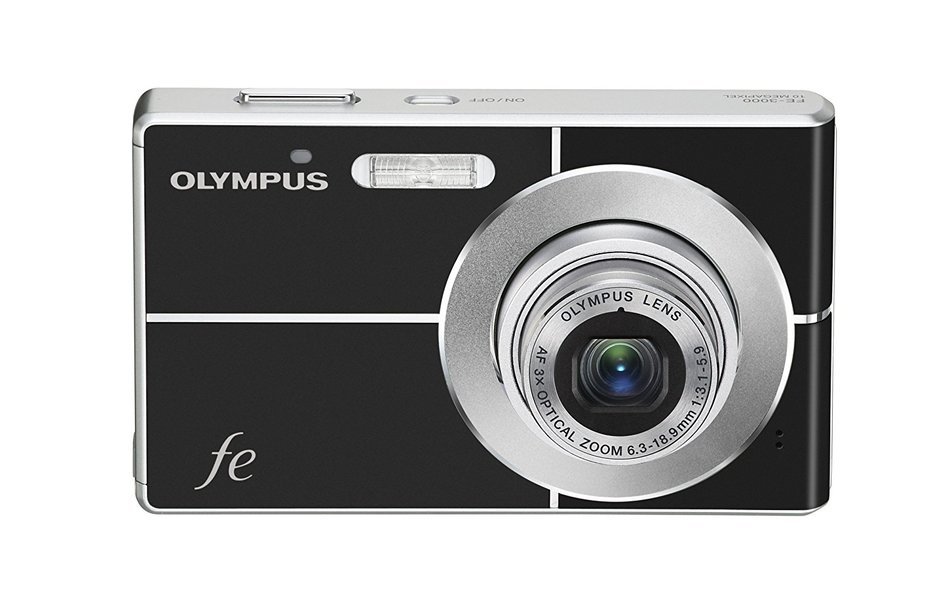 Olympus FE-3000 10MP Digital Camera with 3x Optical Zoom and 2.7 Inch LCD (Titanium) N4
