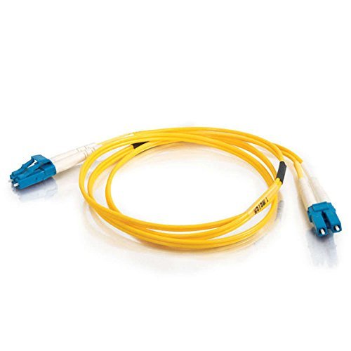 C2G 3m LC-LC 9/125 OS1 Duplex Single Mode Fiber Cable &ndash; Yellow PVC