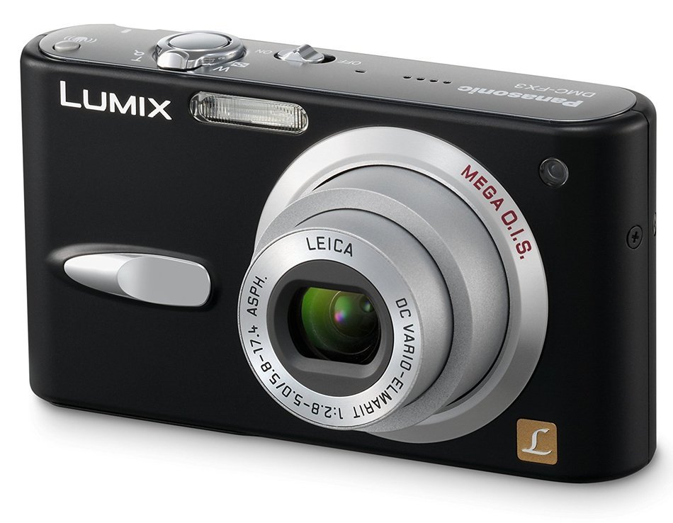 Panasonic DMC-FX3K 6MP Digital Camera with 3x Optical Image Stabilized Zoom (Black)