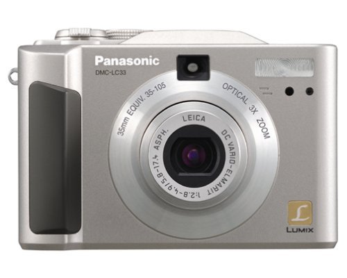 Panasonic Lumix DMC-LC33 3.2MP Digital Camera w/ 3x Optical Zoom