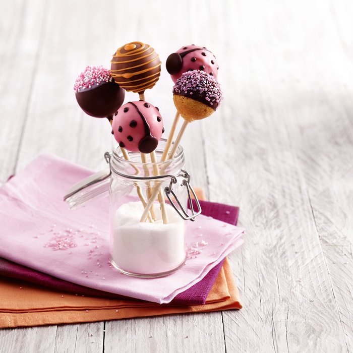 Kaiser Cake Pop, 12-Cup Pan, Accessories for the Kitchen, for Sweets/ Cakes N2
