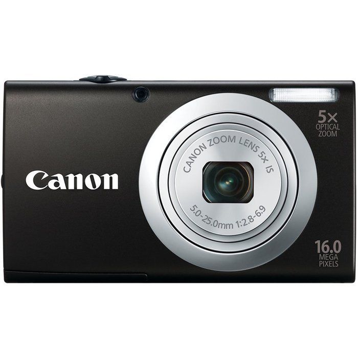 Canon PowerShot A2400 IS 16.0 MP Digital Camera with 5x Optical Image Stabilized Zoom 28mm Wide-Angle Lens with... N16