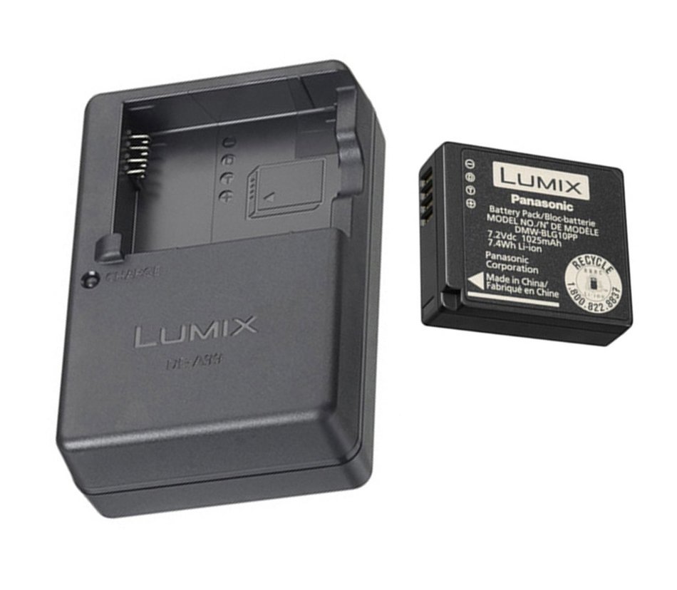 Panasonic LUMIX LX100 4K & Leica Lens (Black) with Panasonic DMW-ZSTRV Travel Pack Battery & Charger N2