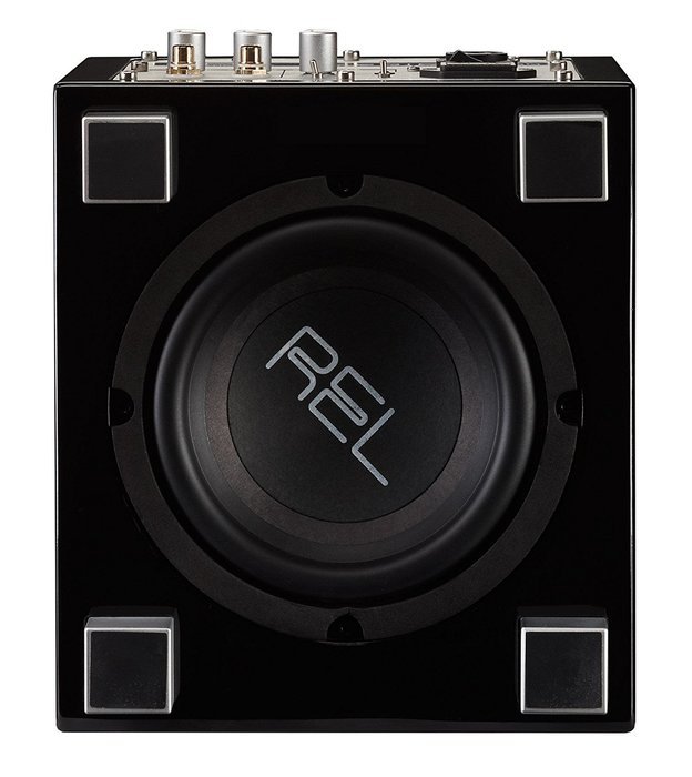 REL Acoustics T-Zero Small Home Audiophile Subwoofer (Black) N3
