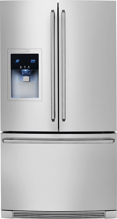 Electrolux EW23BC85KS Wave-Touch 22.6 Cu. Ft. Stainless Steel Counter Depth French Door Refrigerator - Energy...