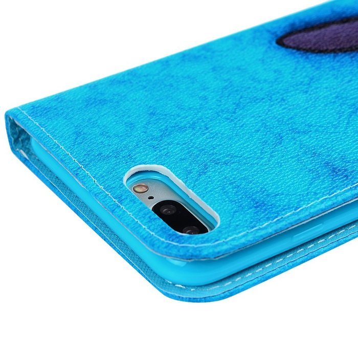iPhone 7 Plus Case (5.5 inch) - Wallet Flip Stand Case PU Leather Case with Shockproof TPU Inner Bumper Colorful... N30