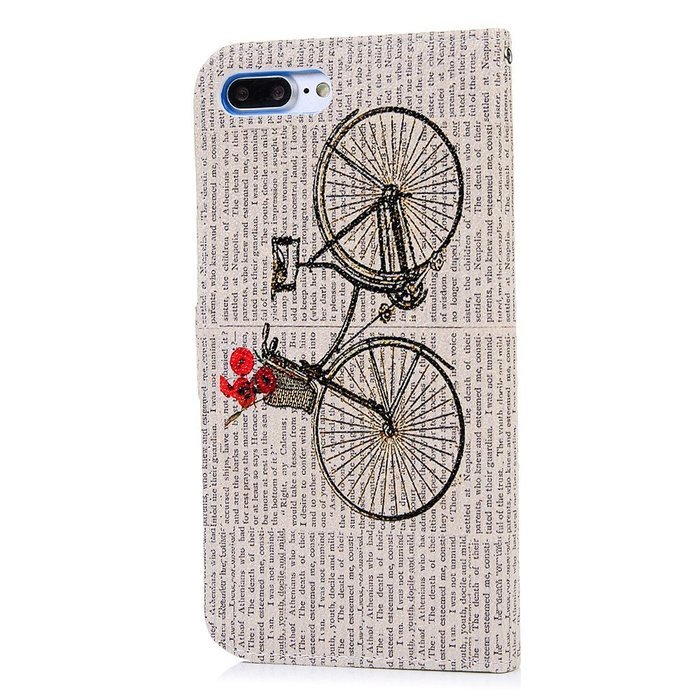 iPhone 7 Plus Case (5.5 inch) - Wallet Flip Stand Case PU Leather Case with Shockproof TPU Inner Bumper Colorful... N34