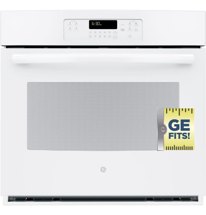 GE JT3000DFWW 30" White Electric Single Wall Oven N5