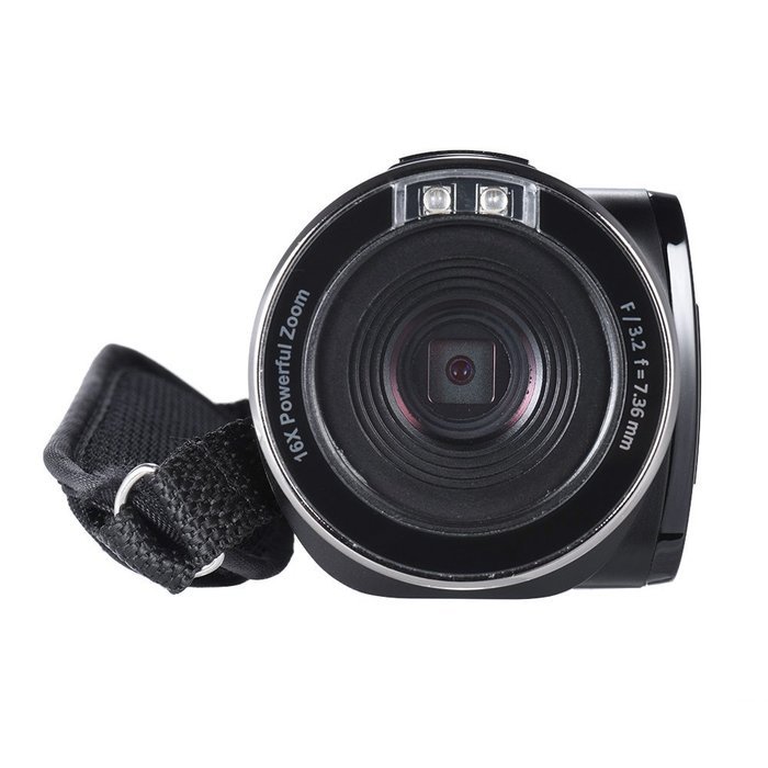 Andoer HDV-302S 3.0 Inch LCD Screen Full HD 1080P 30FPS 20MP 16X Digital Zoom Anti-shake Digital Video DV Remote... N4