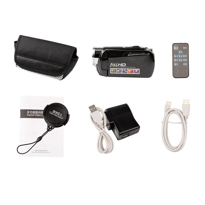 inkint Night Vision Video Camera HD 1920x1080P Digital Video Camera TFT-LCD Touch Screen Camcorder Remote Control... N9