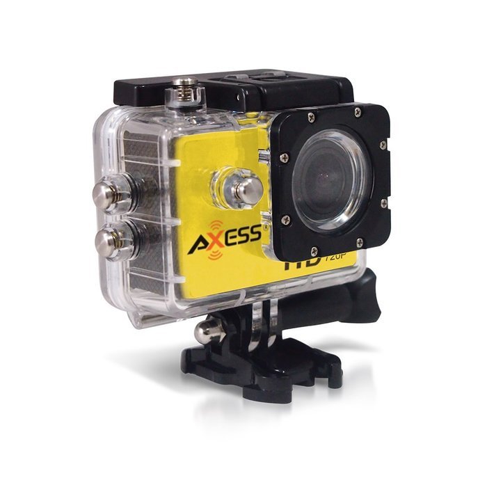 Axess&nbsp; CS3601-BK Sports Action Camera DVR Recorder 720P, Up to 5MP, 140 degree HD Wide-angle with Water Proof... N9