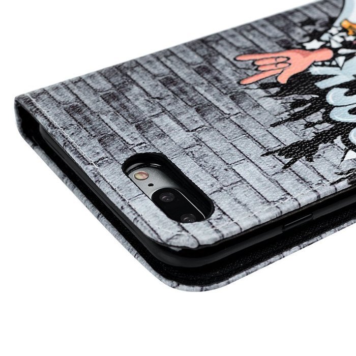 iPhone 7 Plus Case (5.5 inch) - Wallet Flip Stand Case PU Leather Case with Shockproof TPU Inner Bumper Colorful... N42