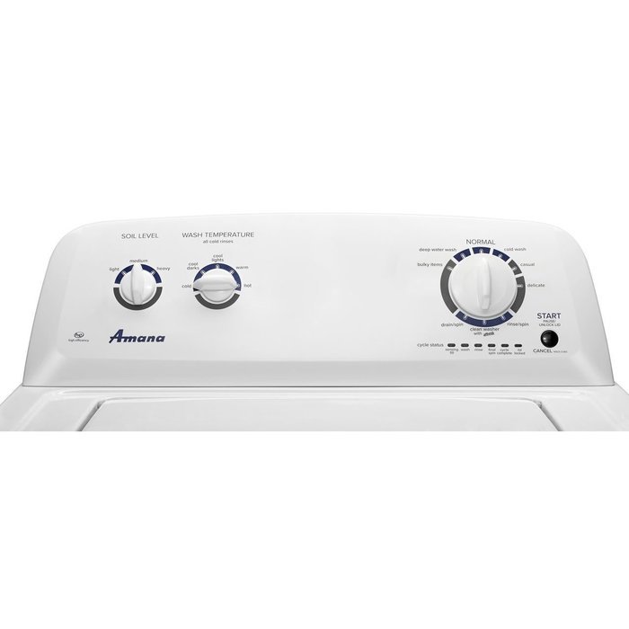 AMANA NTW4605EW 105342 Amana 3.5 cu. ft. Top Load Washing Machine with 9 Cycles, White