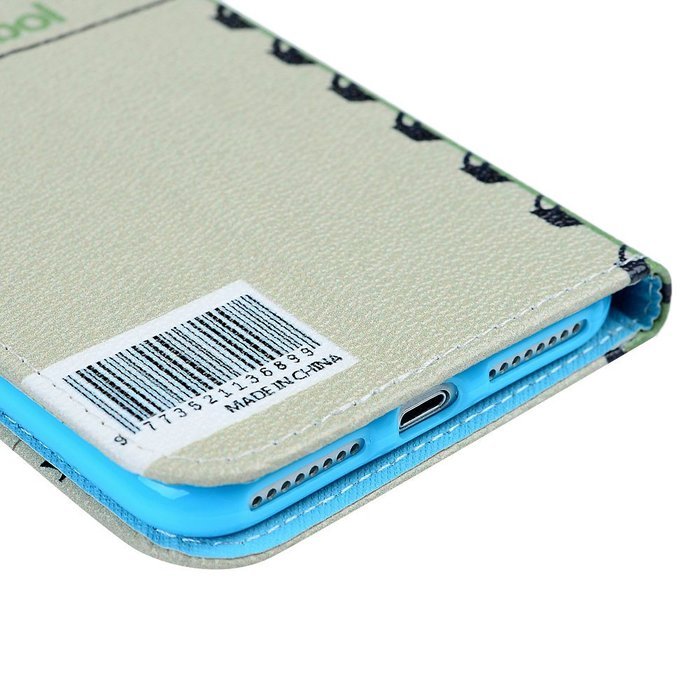 iPhone 7 Plus Case (5.5 inch) - Wallet Flip Stand Case PU Leather Case with Shockproof TPU Inner Bumper Colorful... N46
