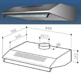 220-240 Volt / 50 Hz, Multistar MUC36HDSS Range Hood , FOR OVERSEAS USE ONLY, WILL NOT WORK IN THE US