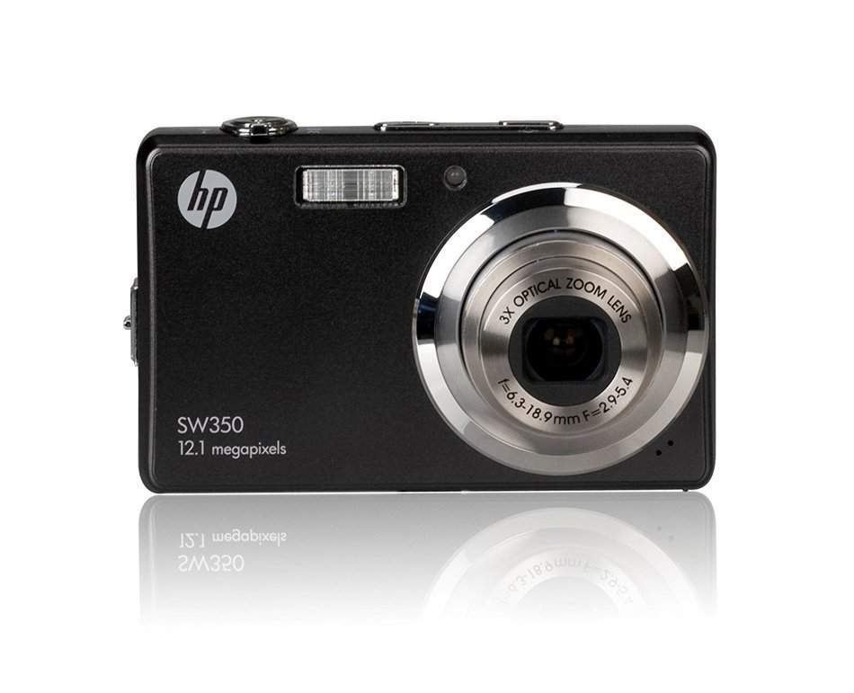 HP SW350 12 MP Digital Camera with 3X Optical Zoom and 2.7-Inch LCD (Black)