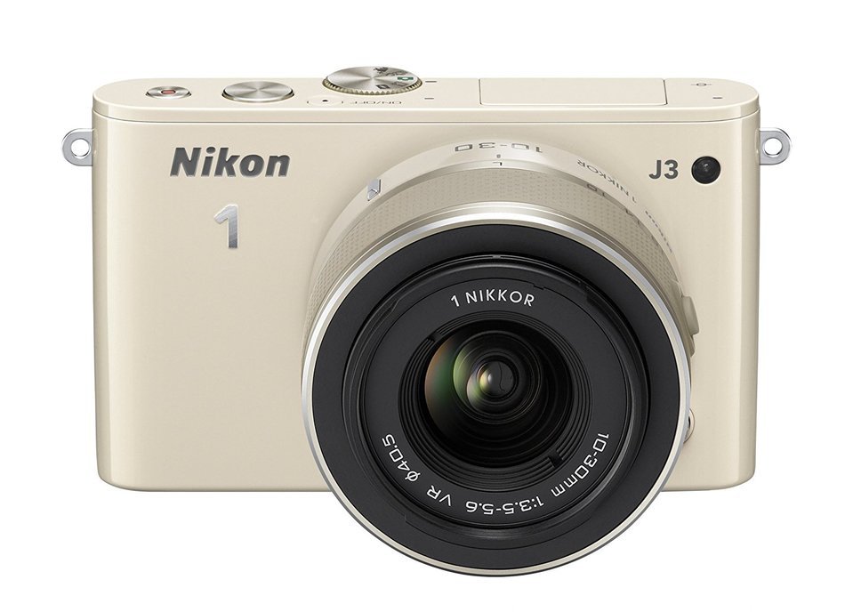 Nikon 1 J3 14.2 MP HD Digital Camera with 10-30mm VR 1 NIKKOR Lens (Beige) - International Version (No Warranty)
