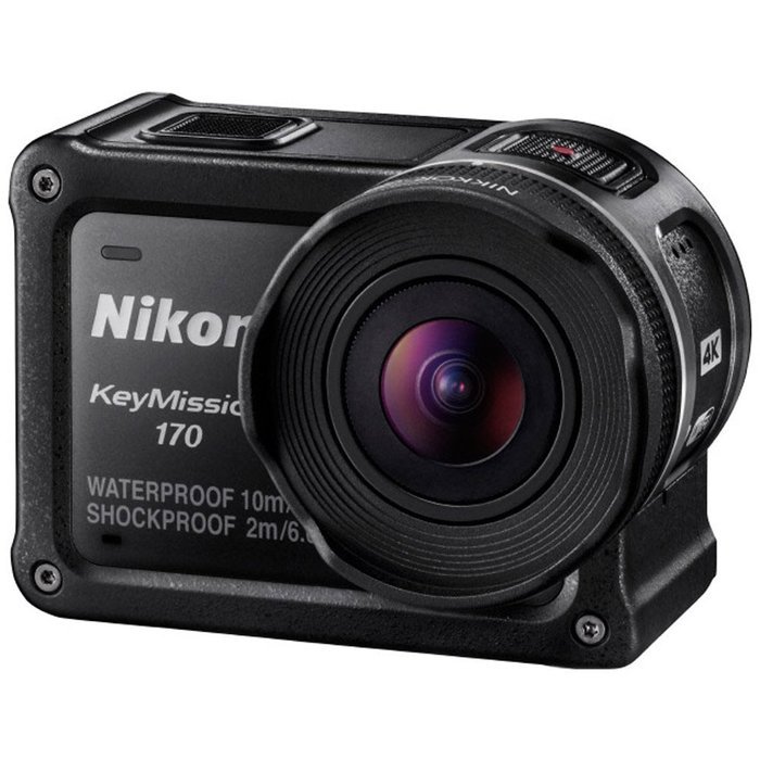 Nikon KeyMission 170 4K Ultra HD Action Camera with Built-In Wi-Fi + 32GB MicroSD Card + Compact Deluxe Bag +... N4