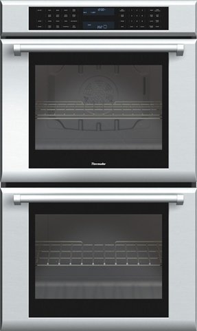 Thermador MED302JP Double Masterpiece Oven, True Convection Upper plus Lower, 30 in. 3Xt Racks, Pro Handle