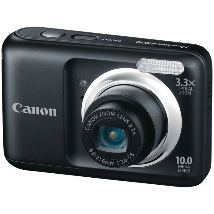 Canon Powershot A800 10 MP Digital Camera with 3.3x Optical Zoom (Black)