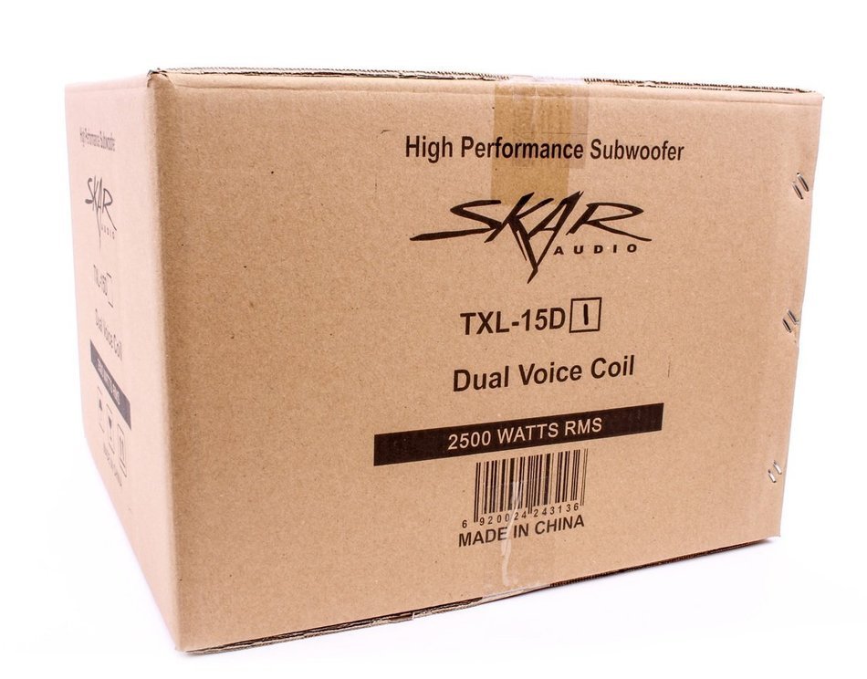 Skar Audio TXL-15 D2 Dual 2 2500W RMS Subwoofer N13